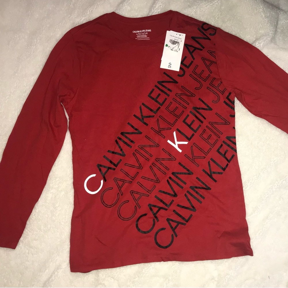 NW - New: Calvin Klein Jeans long sleeve shirt.